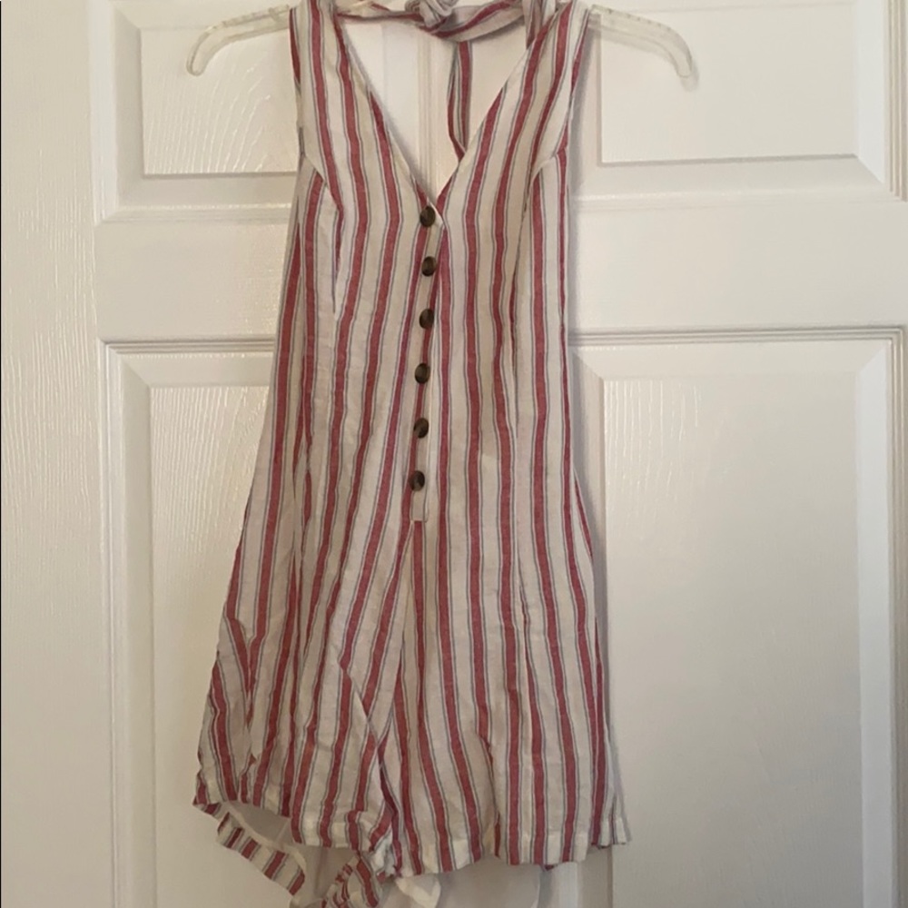 American Eagle Striped romper